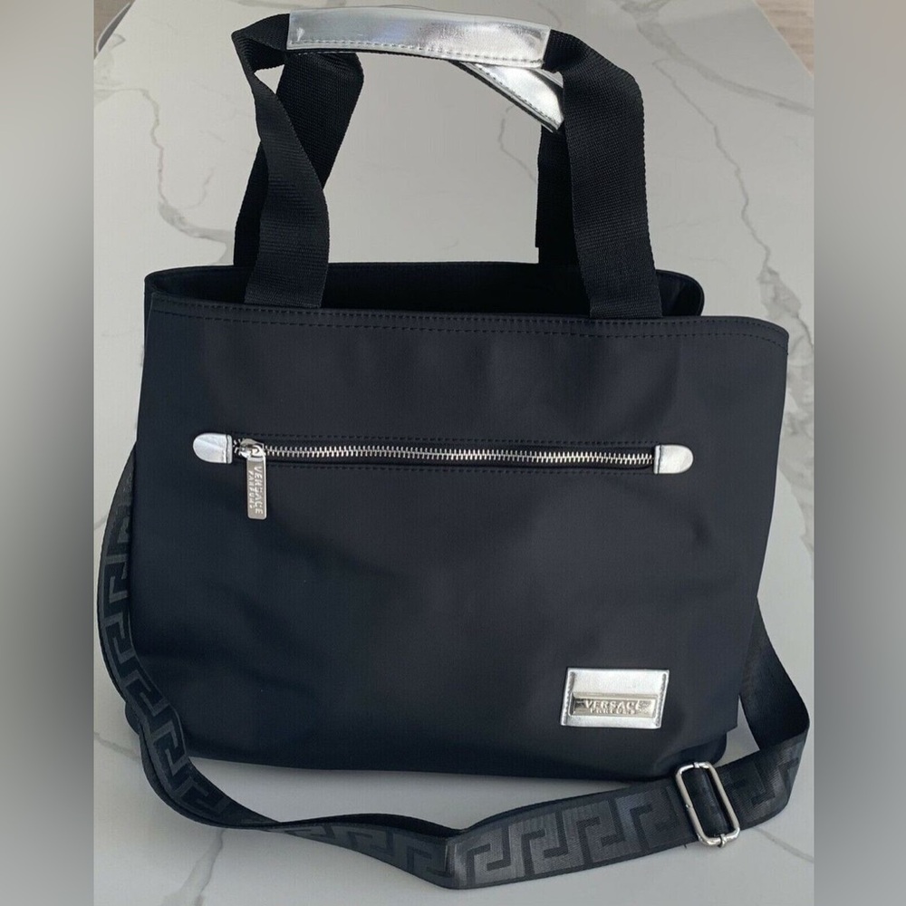 Versace Nylon Satchel